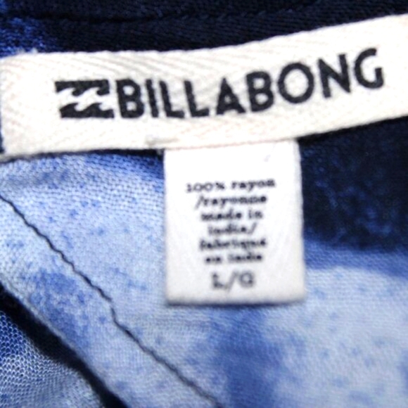 Billabong Tie Dye Stripe Mini Dress Large - Picture 7 of 7